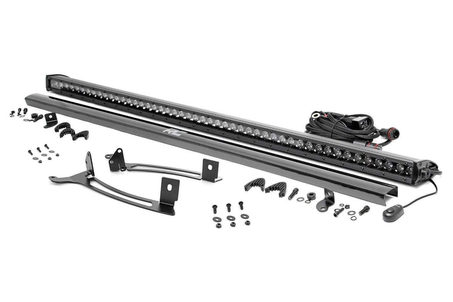 50" Single Row Light Mount | Front | Black Series | Polaris XPEDITION ADV 5 Rough Country