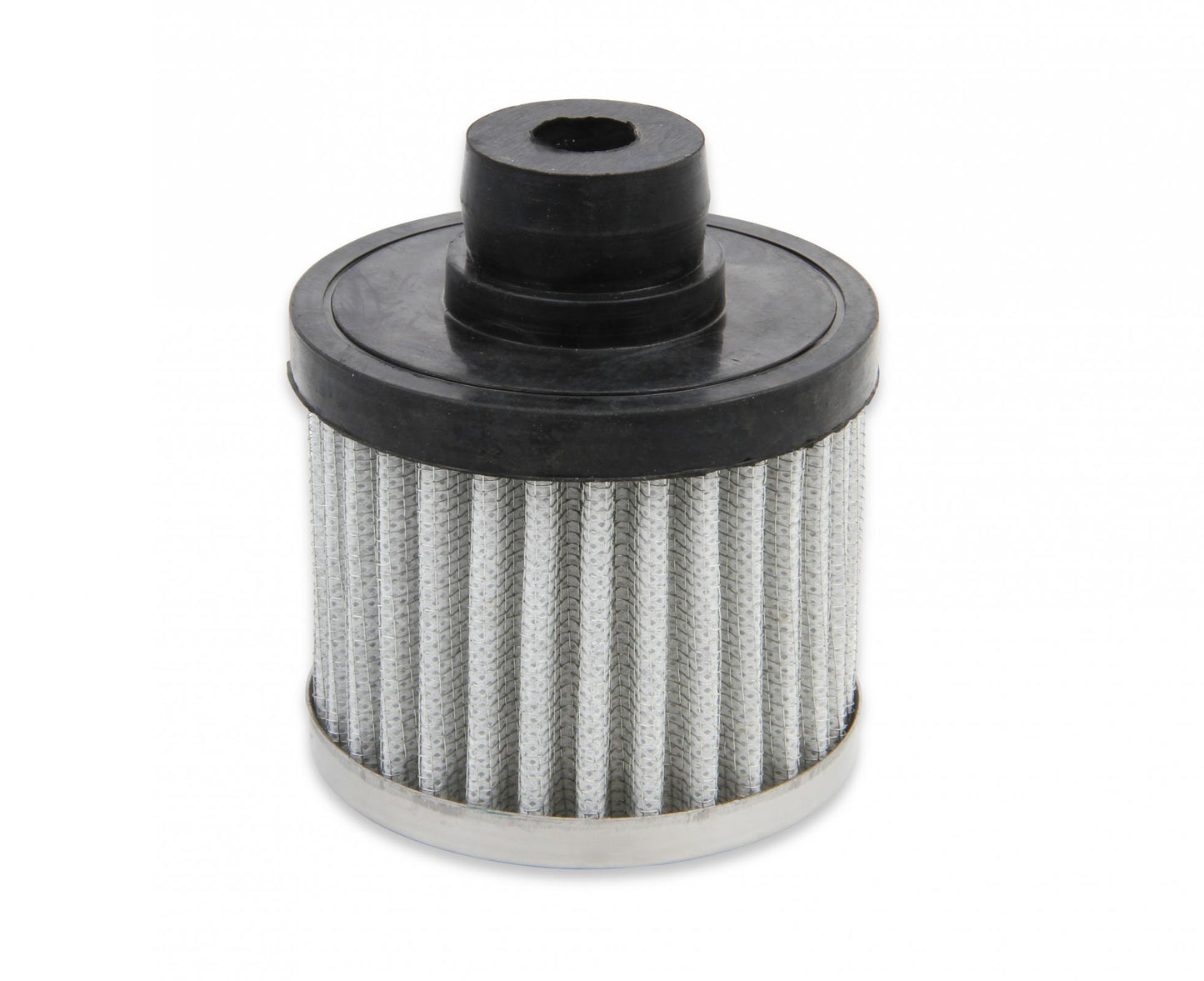 Chrome Valve Cover Breather Push On Style Open Element Fits Valve Covers with a 1.22 Inch O.D. Hole Mr Gasket-4