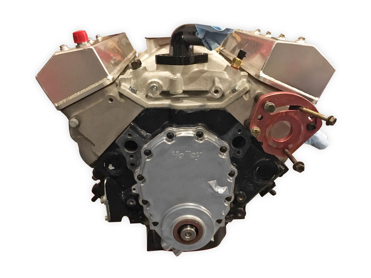 Cast Aluminum Timing Chain Cover Vortec/small Block Chevy Cast Aluminum Timing Chain Cover Holley-15