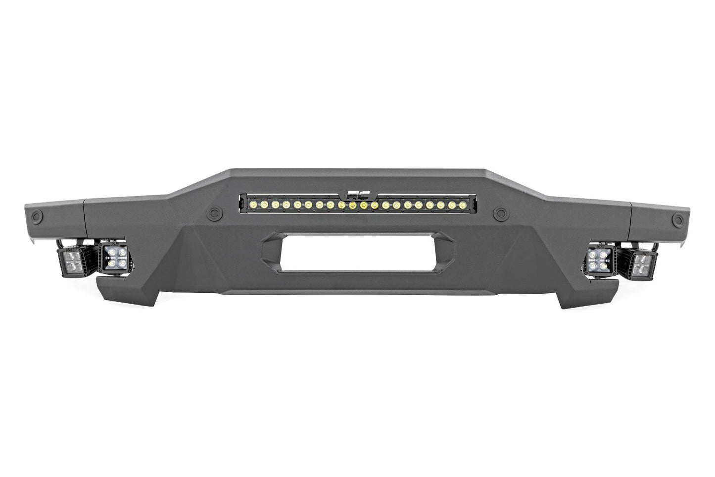 Front Bumper | Modular | Stubby Wings | DRL | Ford Bronco 4WD (2021-2024) Rough Country