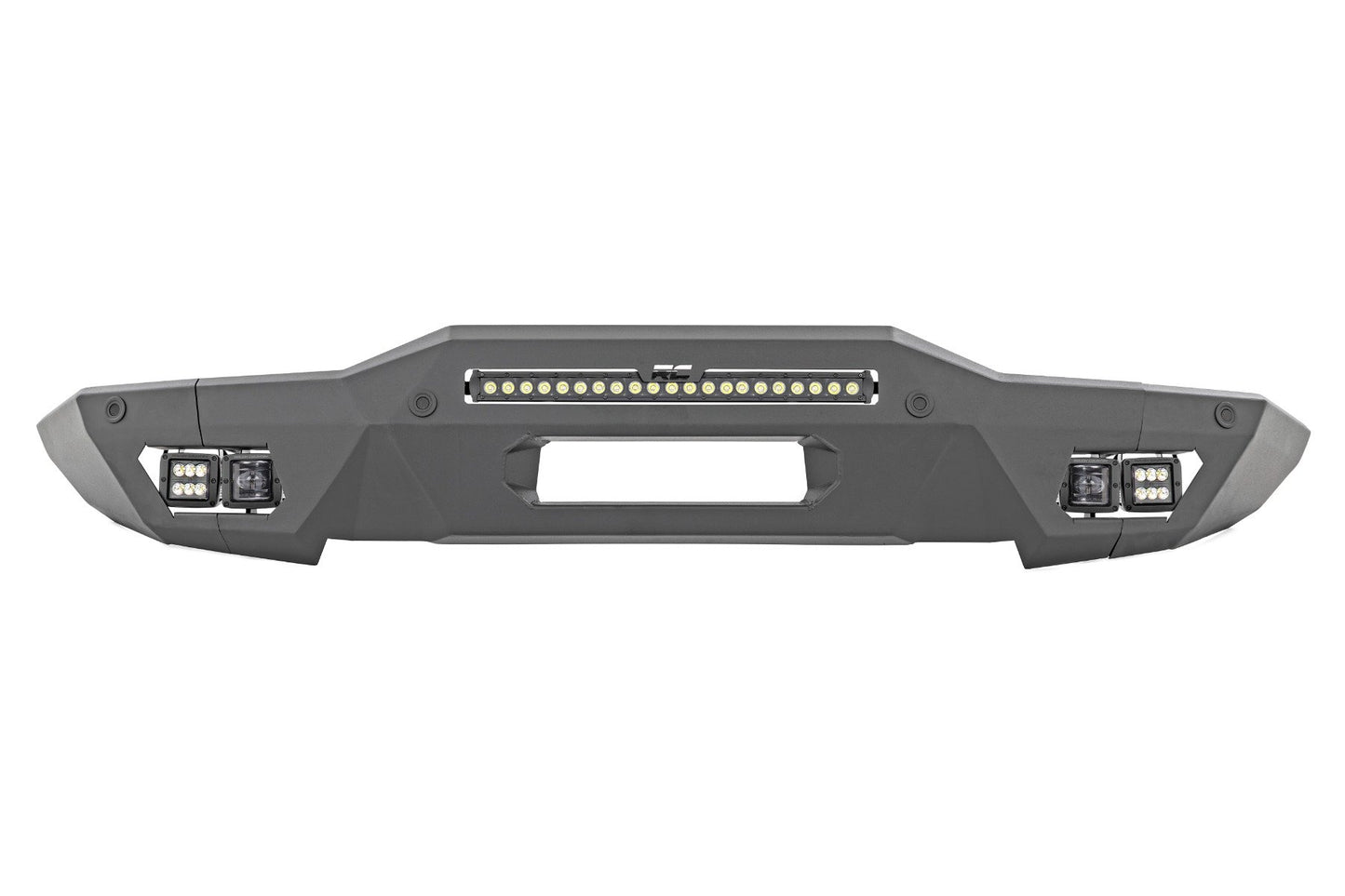 Front Bumper | Modular | Full Wings | Flood | Fog | Ford Bronco 4WD (21-24) Rough Country