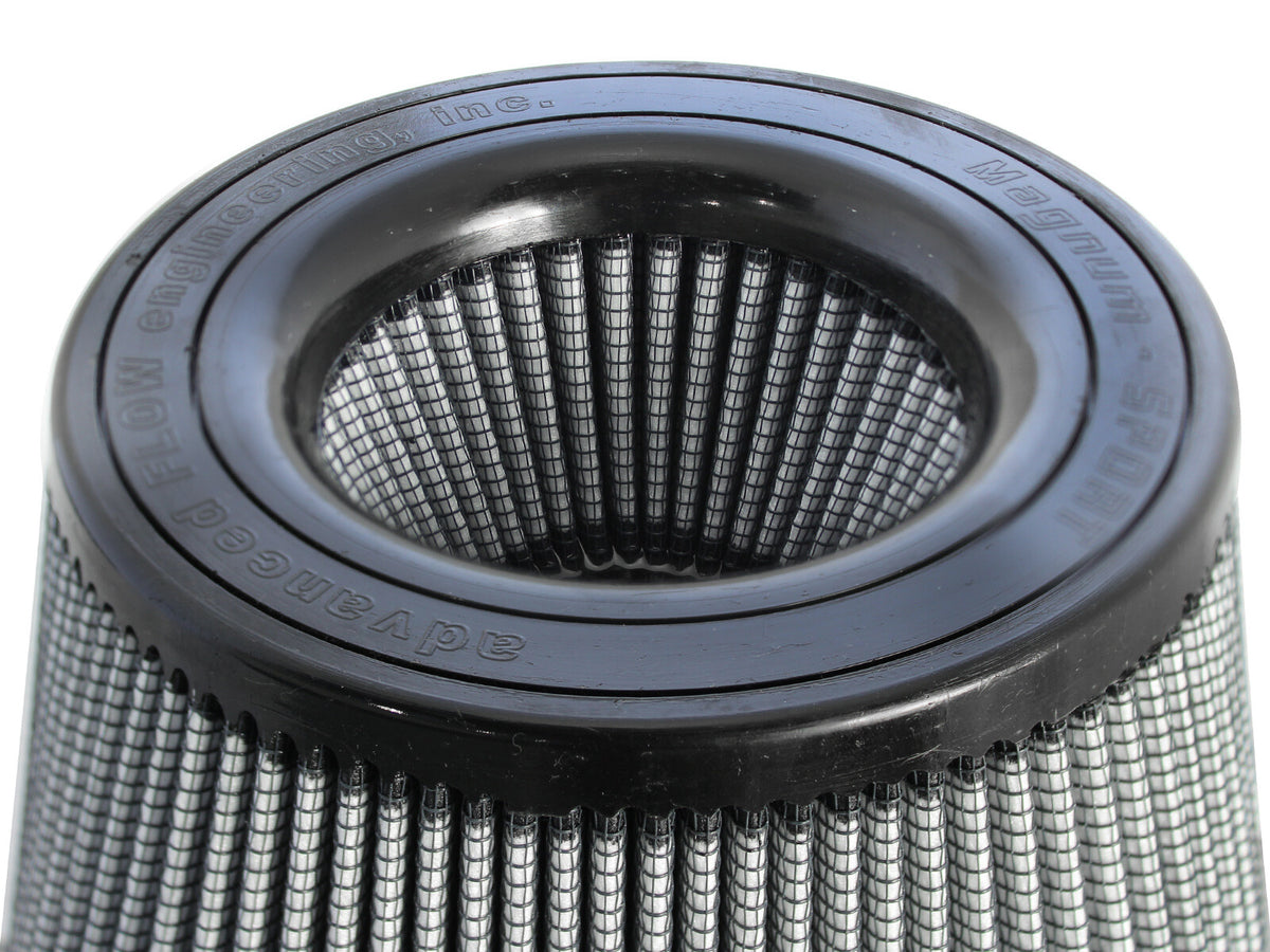 Magnum Force Intake Replacement Air Filter w/ Pro Dry S Media 7-1/8 Inch F x (8-3/4 x 8-3/4 ) Inch B x 7 Inch T (Inverted) x 5-3/4 Inch H aFe Power-3