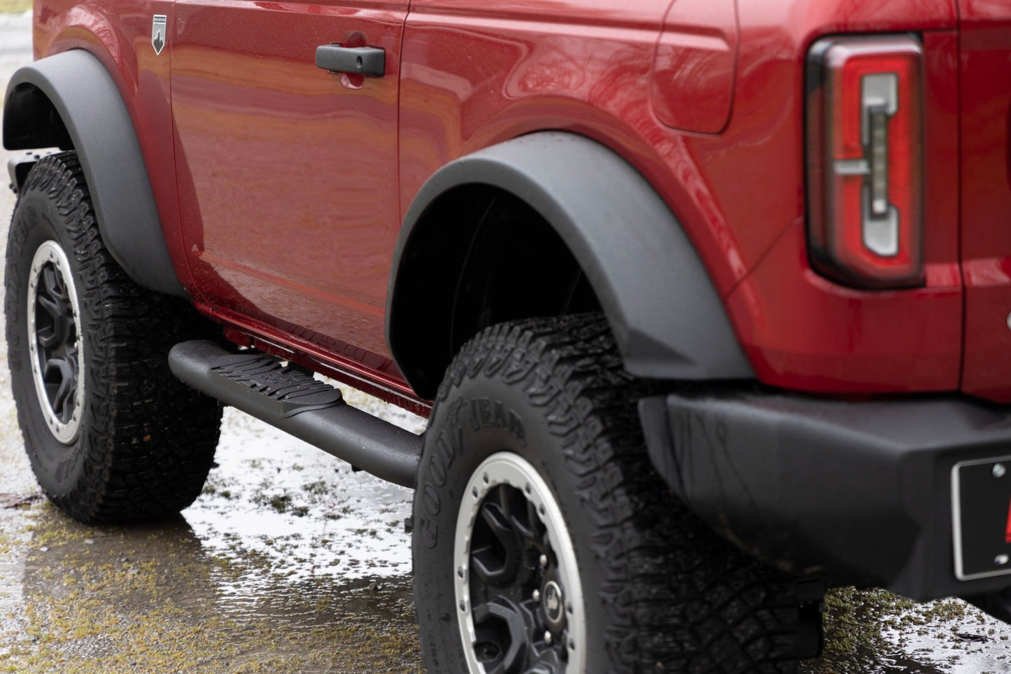 Oval Nerf Steps 2-Door Black Ford Bronco (2 Door) 4WD (2021-2025) Rough Country-5