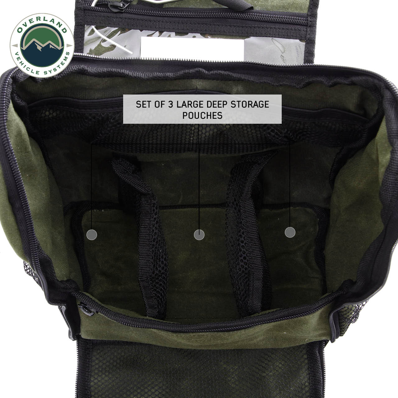 Organize With Wax Canvas Overnight Bag Overland Vehicle Systems-8