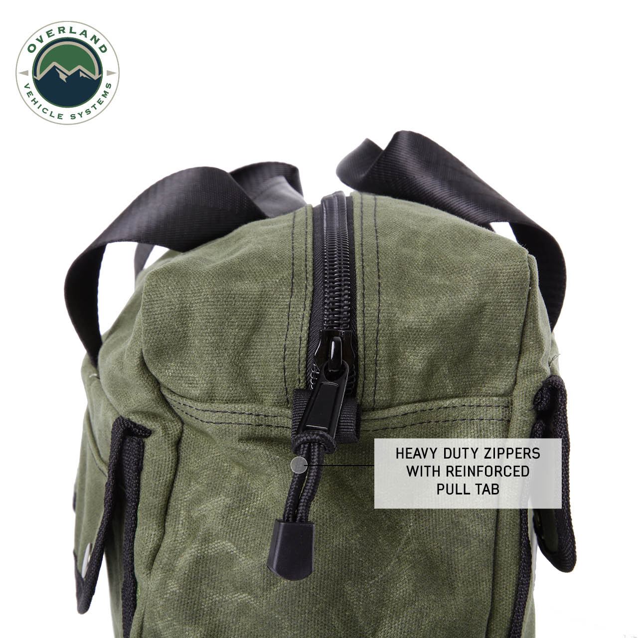 Organize With Wax Canvas Small Duffle Bag Overland Vehicle Systems-5