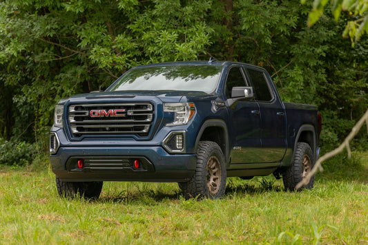 3.5 Inch Lift Kit Vertex/V2 Red GMC Sierra 1500 2WD/4WD (2019-2025) Rough Country-1