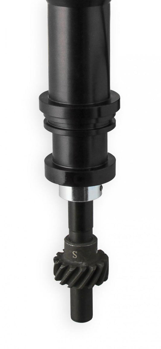 Black Ford 351W Dual Sync Distributor Pro-Billet Dual Sync EFI Distributors Designed To Work With Holley Efi, And Other Sequential EFI Systems That Support Hall Effect Crank And Cams Sensor Inputs MSD Ignition-1