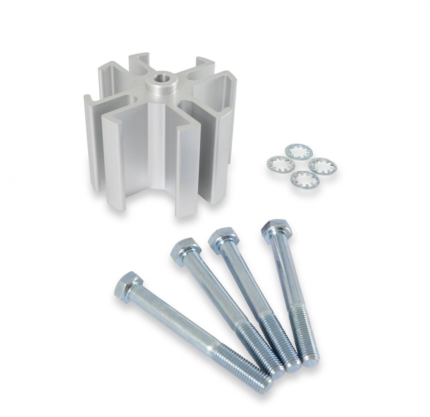 Fan Spacer Kit 2 Inch Fits 0.625 Inch Pilot Shaft Mr Gasket-1