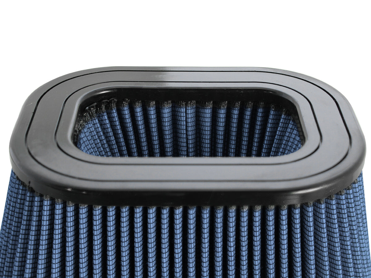 Magnum Force Intake Replacement Air Filter w/ Pro 5R Media 7-1/8 Inch F x (8-3/4 x 10-1/2) Inch B x (6-1/2 x 8-5/8) Inch T (Inverted) x 5 Inch H aFe Power-4