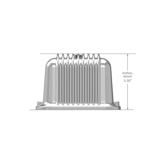 GM Licensed Vintage Series SBC Valve Covers GM Style Finned Script Perimeter Bolt Valve Cover Pair SBC Holley-1