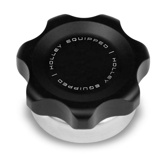 Equipped Billet Fill Cap Aluminum Holley-1