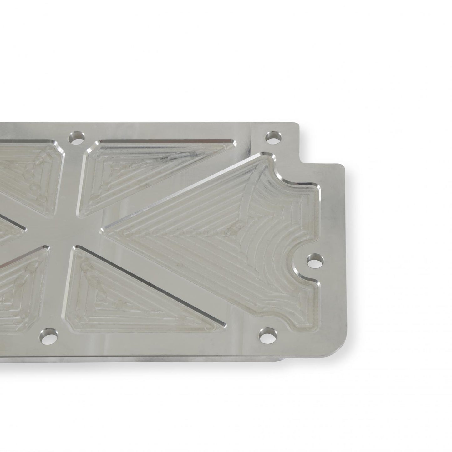 LS Valley Cover Trussed GM LS2/LS3/LS7/LSX Trussed Valley Cover, Natural Billet Holley-2