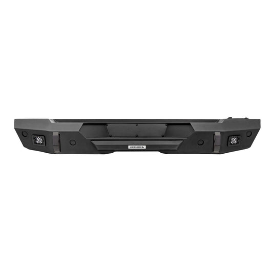 Trailline Rear Stubby Bumper Textured Black 2018-2026 Jeep Wrangler Go Rhino-1