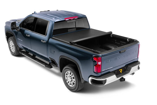 TruXport Tonneau Cover Black 2020-2027 Silverado/Sierra 2500 HD/3500 HD 6 Foot 9 Inch Bed Truxedo-1