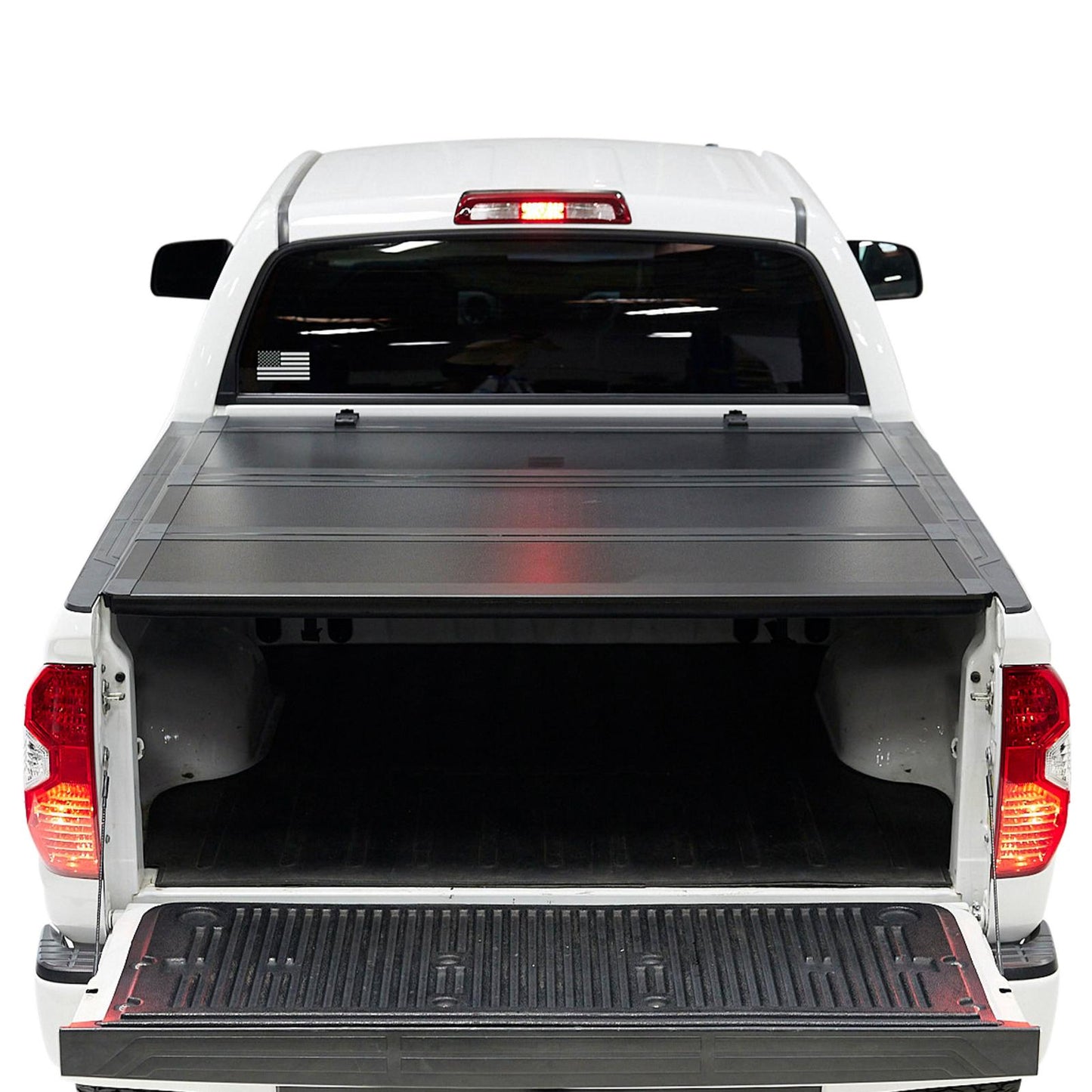 Bed Guard Folding Tonneau Cover 2007-2021 Toyota Tundra Smittybilt-10