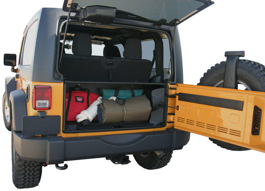 Standard Cargo Enclosure - 11-18 Wrangler Does Not Secure Entire Rear Cargo Area of 4-Door Models Black Products Tuffy Security-1