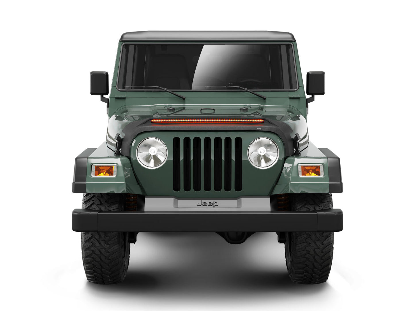 Liner Aeroskin Lightshield PRO Hood Protector For 1997-2006 Jeep Wrangler Husky Liners