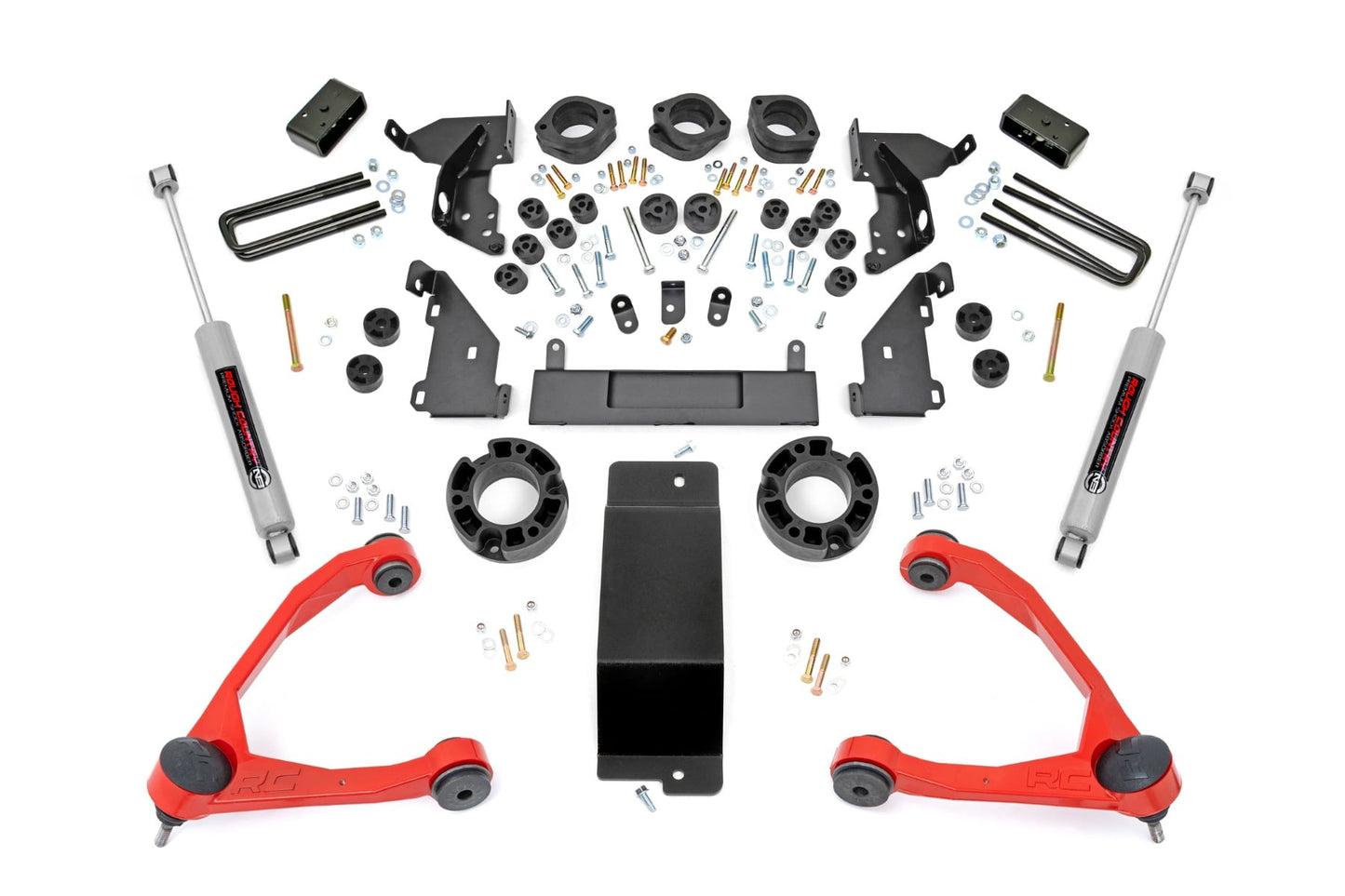 4.75 Inch Lift Kit Combo Red UCA Silverado/Sierra 1500 (14-15) Rough Country