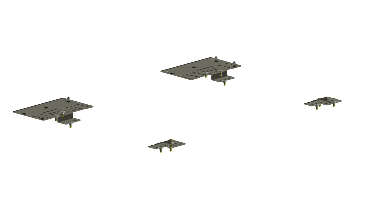 Riser Mount Kit For Tactical Drawer - 07-13 Surburban/Tahoe/Yukon/Yukon XL Products Tuffy Security