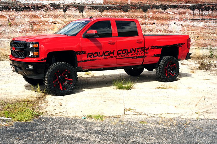 7 Inch Lift Kit Bracket M1 Struts/M1 Silverado/Sierra 1500 (14-16) Rough Country-5