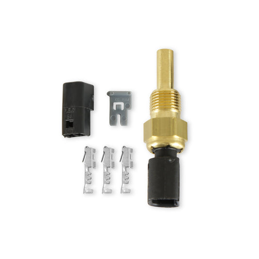 Water Temp Sensor Kit -40C to 200C / -40F to 392F 1/8 Inch NPT / Connector kit and Pins AEM Electronics-1