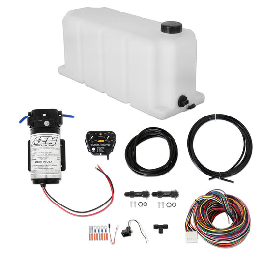 V3 Water/Methanol Injection Kit 40 PSI Max HD Controller 5 Gallon Reservoir AEM Electronics-1