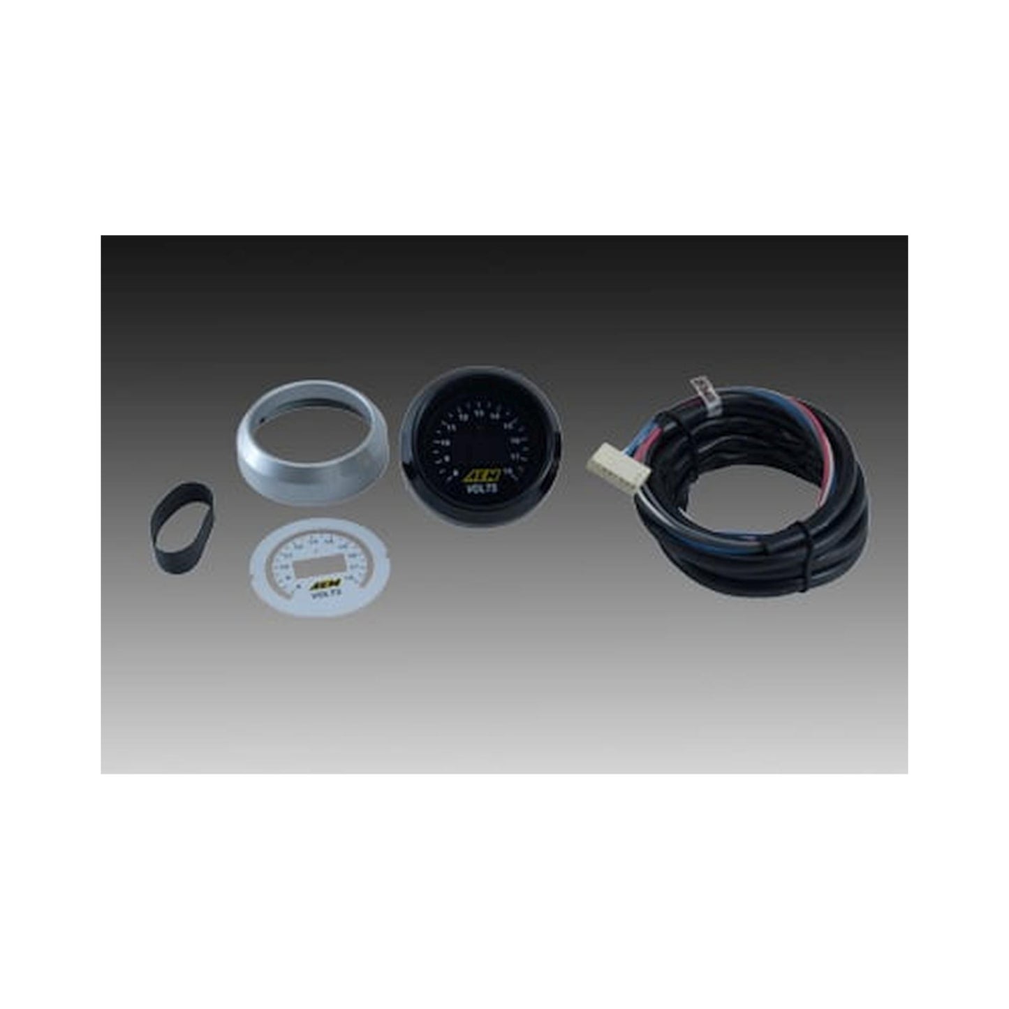 Classic Digital Volt Gauge Kit 8-18 Volts AEM Electronics-2