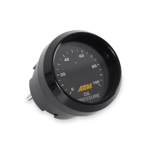Classic Digital Fuel Pressure Gauge Kit Oil/Fuel Pressure from 0-100 PSI AEM Electronics-1