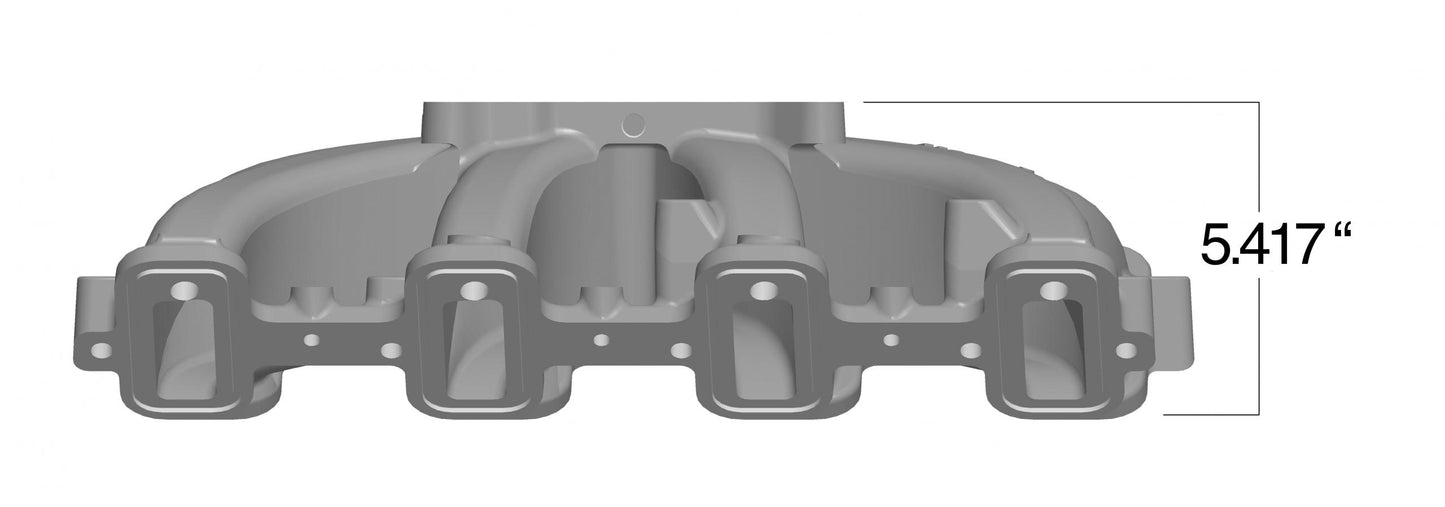 Single Plane Carbureted Intake GM LS3/L92 Carbureted Single Plane Intake Manifold Fits All GM LS Gen III or IV Engines Equipped with LS3/L92 Style Rectangular Port Cylinder Heads Holley-1