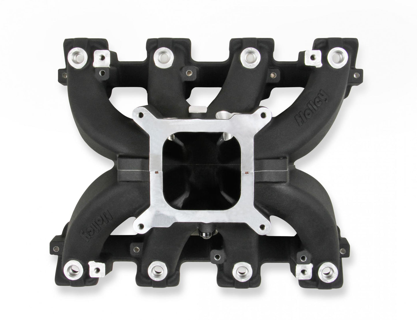 Single Plane EFI Split-Design Race Intake Manifold- GM LS3/L92- Black EFI Single Plane Split-Design Race Intake Manifold Fits All GM LS Gen III or IV Engines Equipped with LS3/L92 Cylinder Heads Holley-21