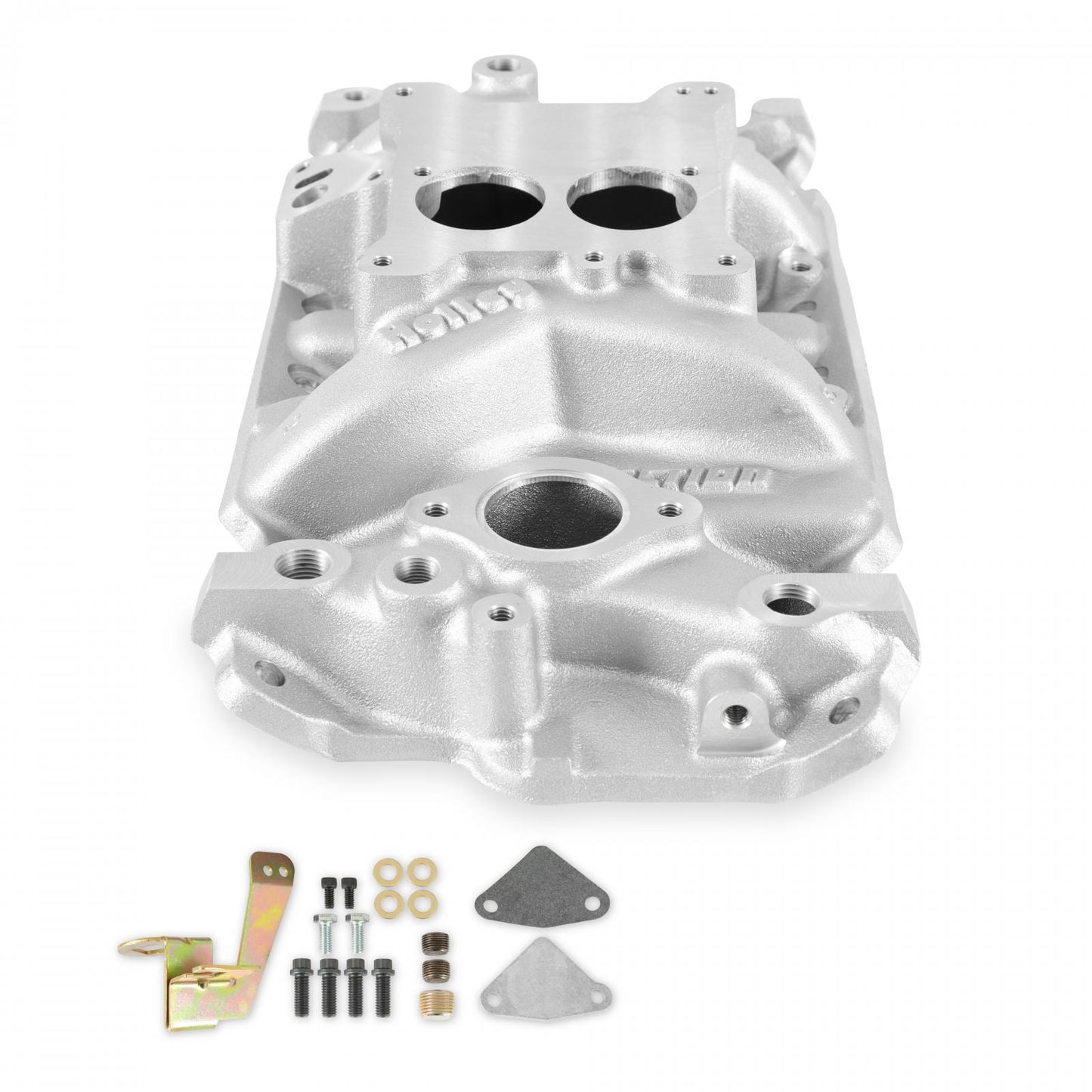 Strip Dominator Intake Chevy Small Block V8 Pro-Jection TBI Intake Manifold High Rise Dual Plane W/egr 1987-later with Cast Iron Heads Holley-6
