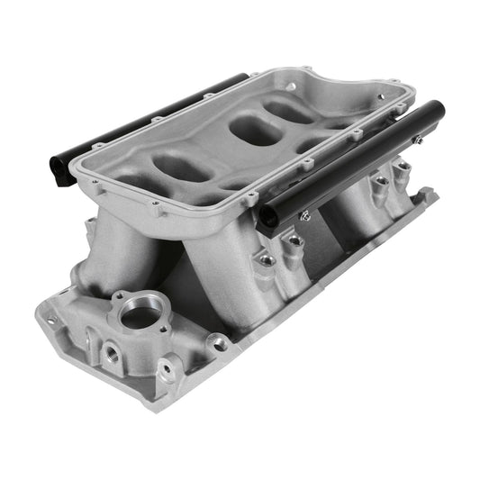 Hi-Ram EFI Intake Manifold Kit Big Block Chevy Hi-Ram Intake Manifold with 2x4 4150 Plenum Top a -10AN Fuel Rail Kit Is Included Holley-1