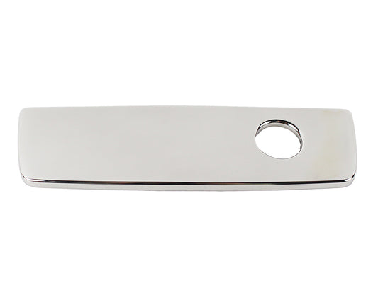 Jeep JK Glove Box Door Handle Cover 07-18 Wrangler JK Polished Silver Kentrol-1