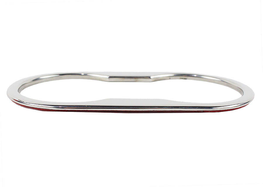 Jeep JK Cup Holder Bezel 07-10 Wrangler JK Polished Silver Kentrol-3
