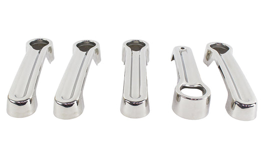 Jeep JK Exterior Door Handle Covers 10 Pieces 07-18 Wrangler JK Polished Silver Kentrol-1