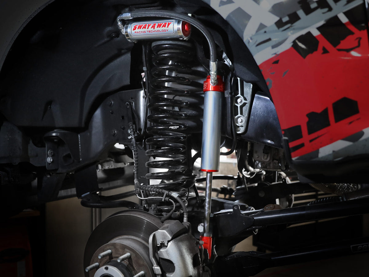 Sway-A-Way 2.5 Front Shock Kit w/ Remote Reservoirs for 2-3.5 Inch Lift Ford F-250/F-350 17-26 4WD aFe Power-4