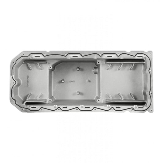 Gen III Hemi Swap Oil Pan Mid-Sump Hellcat Black Fits Gen III Hemi Hellcat Engines 2015-up 6.2L Supercharged Engines Mid-Sump Design Fits 1963-1974 Mopar A-Body, B-Body, C-Body & E-Body Holley-1