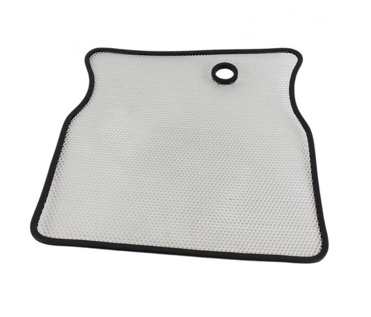 Jeep CJ Bug Shield 55-86 CJ Polished Silver Kentrol-1