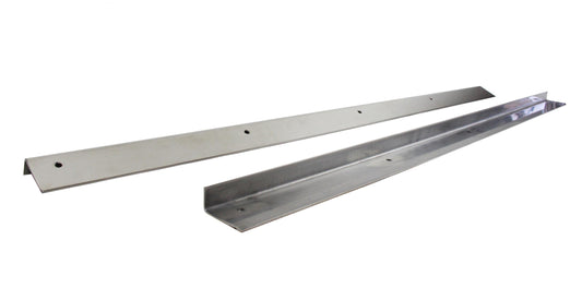 Jeep CJ5 Rocker Guards Pair 55-83 CJ5 Polished Silver Kentrol-1