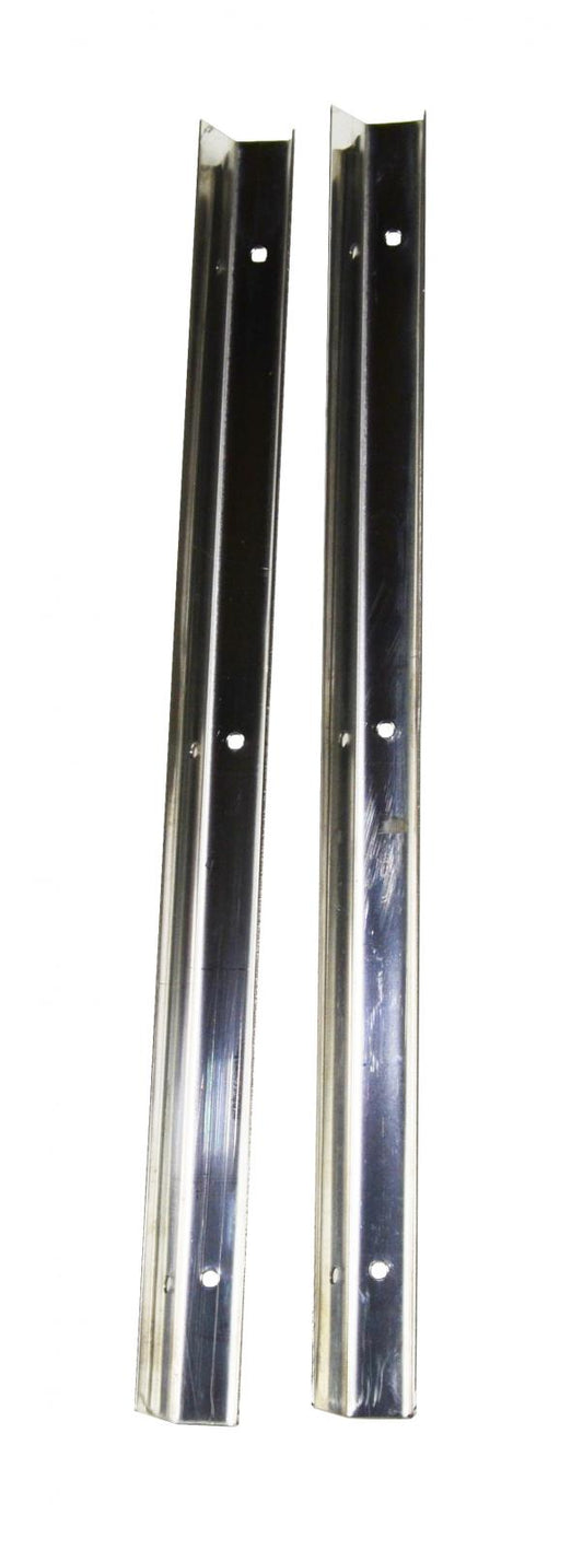 Jeep CJ7 Entry Guards Pair 76-95 CJ7 Wrangler YJ Polished Silver Kentrol-1