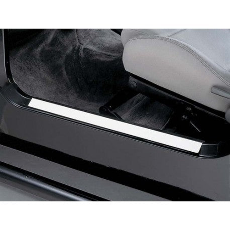 Jeep CJ7 Entry Guards Pair 76-95 CJ7 Wrangler YJ Polished Silver Kentrol-4