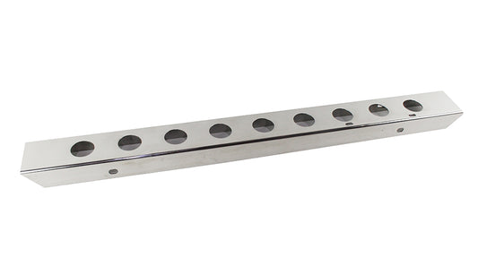 Jeep CJ 42 Inch Front Bumper with holes 45-86 CJ Polished Silver Kentrol-1