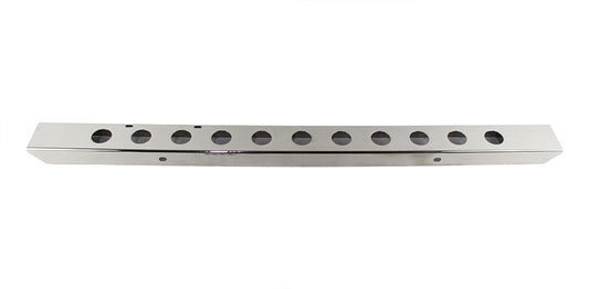 Jeep CJ 54 Inch Front Bumper with holes 45-86 CJ Polished Silver Kentrol-1