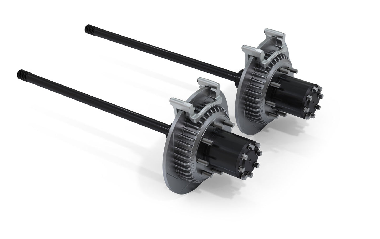 07-18 Wrangler JK Dana 44 Rear Axle 8-Lug Full-Float Conversion & Slotted Big Rotors-30-Spline TeraFlex