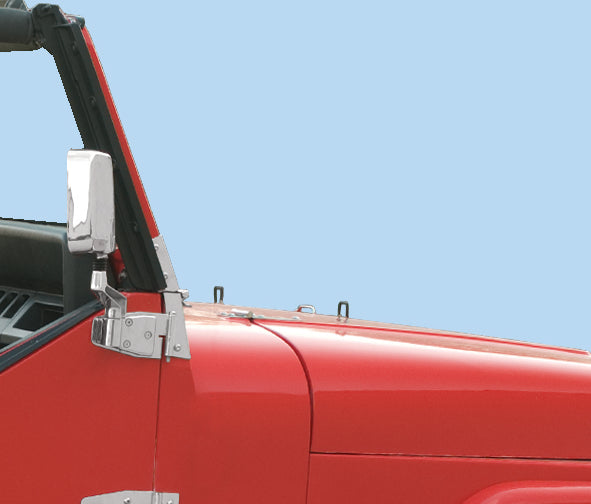 Kentrol Jeep YJ Footman Loop 87-95 Wrangler TJ Polished Silver Kentrol