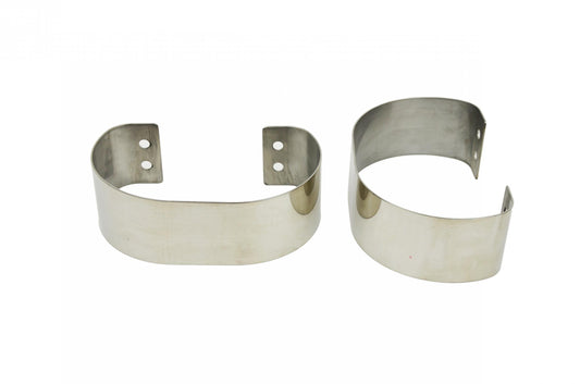 Jeep CJ/YJ Bumperettes Pair 76-95 CJ and Wrangler YJ Polished Silver Kentrol-1