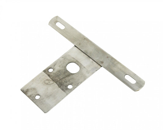 Jeep CJ License Plate Bracket 76-86 CJ Polished Silver Kentrol-1