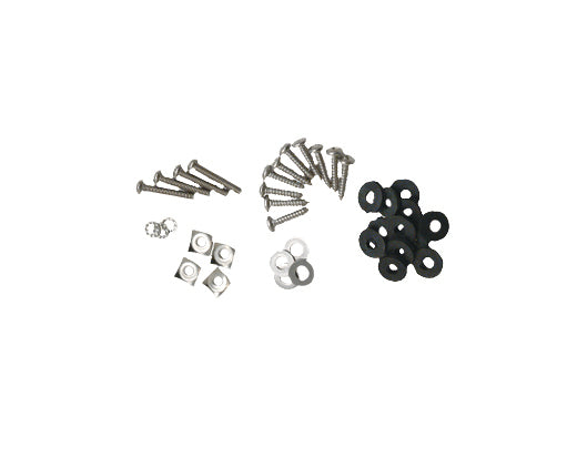Jeep TJ Wire Mesh Guard Set 6 Pieces 97-06 Wrangler TJ Polished Silver Kentrol-4