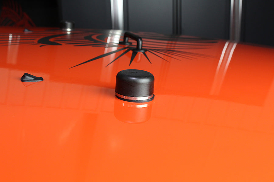 Jeep TJ/JK Hood Bumpers 97-18 Wrangler TJ/JK Polished Silver Kentrol-7