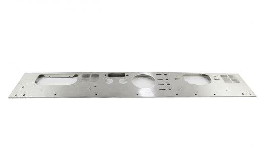 Jeep CJ Dash Panel (with radio opening) 77-86 CJ Brushed Silver Kentrol-1